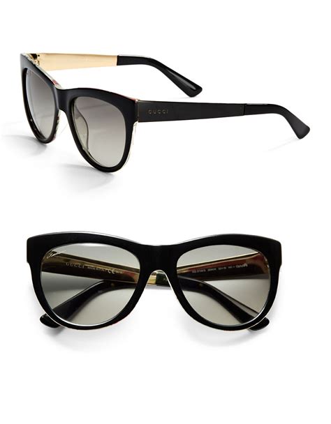 gucci cat-eye frame sunglasses|55mm cat eye sunglasses Gucci.